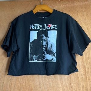 Fashion Nova women’s Tupac crop top